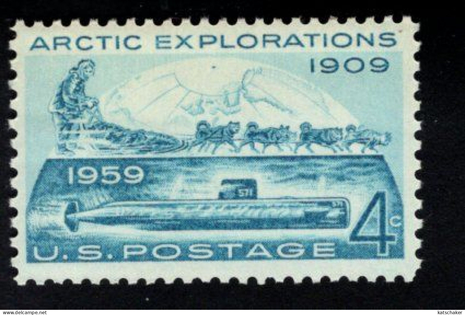 215806233 1959 SCOTT 1128 (XX)  POSTFRIS MINT NEVER HINGED - Arctic Explorations - SUBMARINE - Nuovi