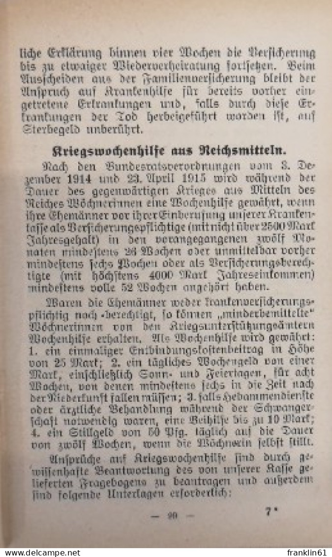 Kriegsjahrbuch Für 1917. 18. Jahrgang. - Livres Anciens