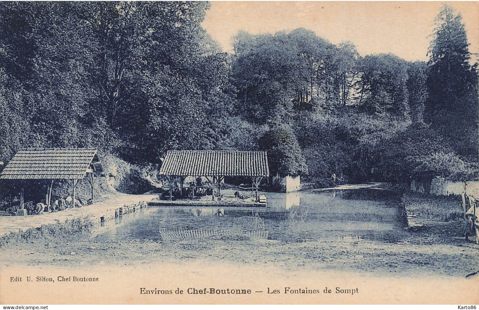 Chef Boutonne * Environs * Les Fontaines De Sompt * Lavoir - Chef Boutonne