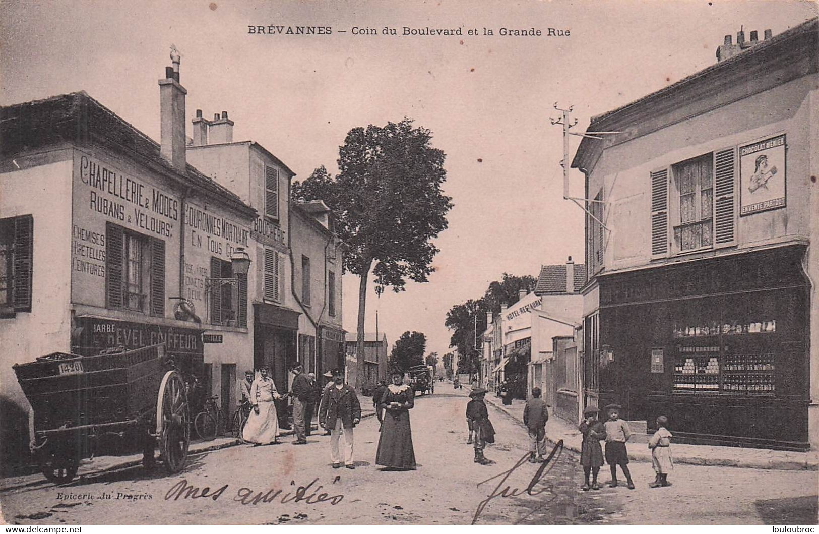 BREVANNES COIN DU BOULEVARD ET LA GRANDE RUE - Limeil Brevannes