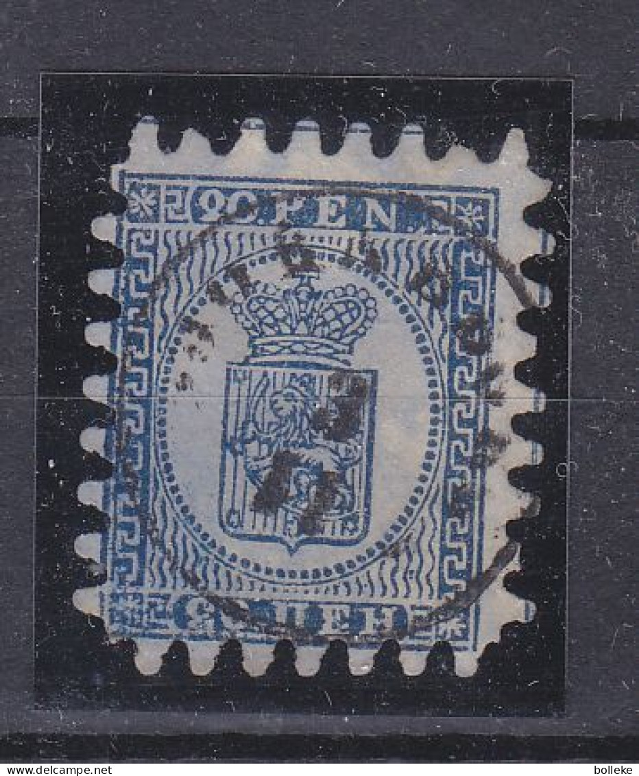 Finlande - Yvert 8 Oblitéré - Type II - Papier Très Fin - Valeur 90,00 Euros - Used Stamps