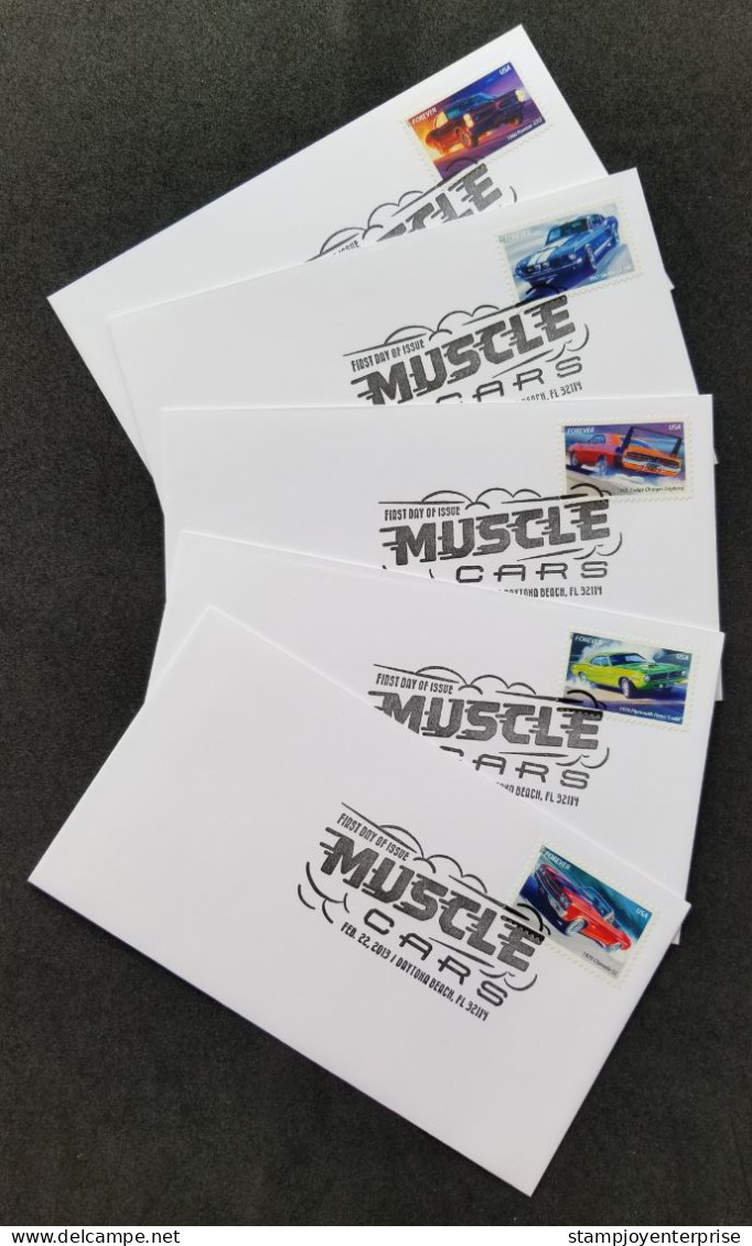 USA US Muscle Cars 2013 Transport Vehicle Car (FDC) - Lettres & Documents
