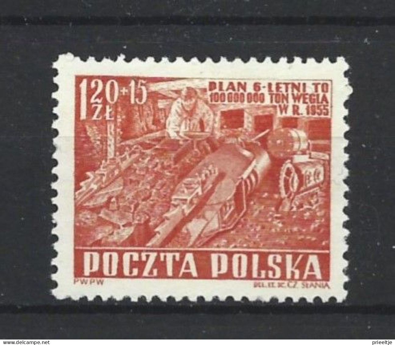 Poland 1952 Mining Y.T. 666 (0) - Oblitérés