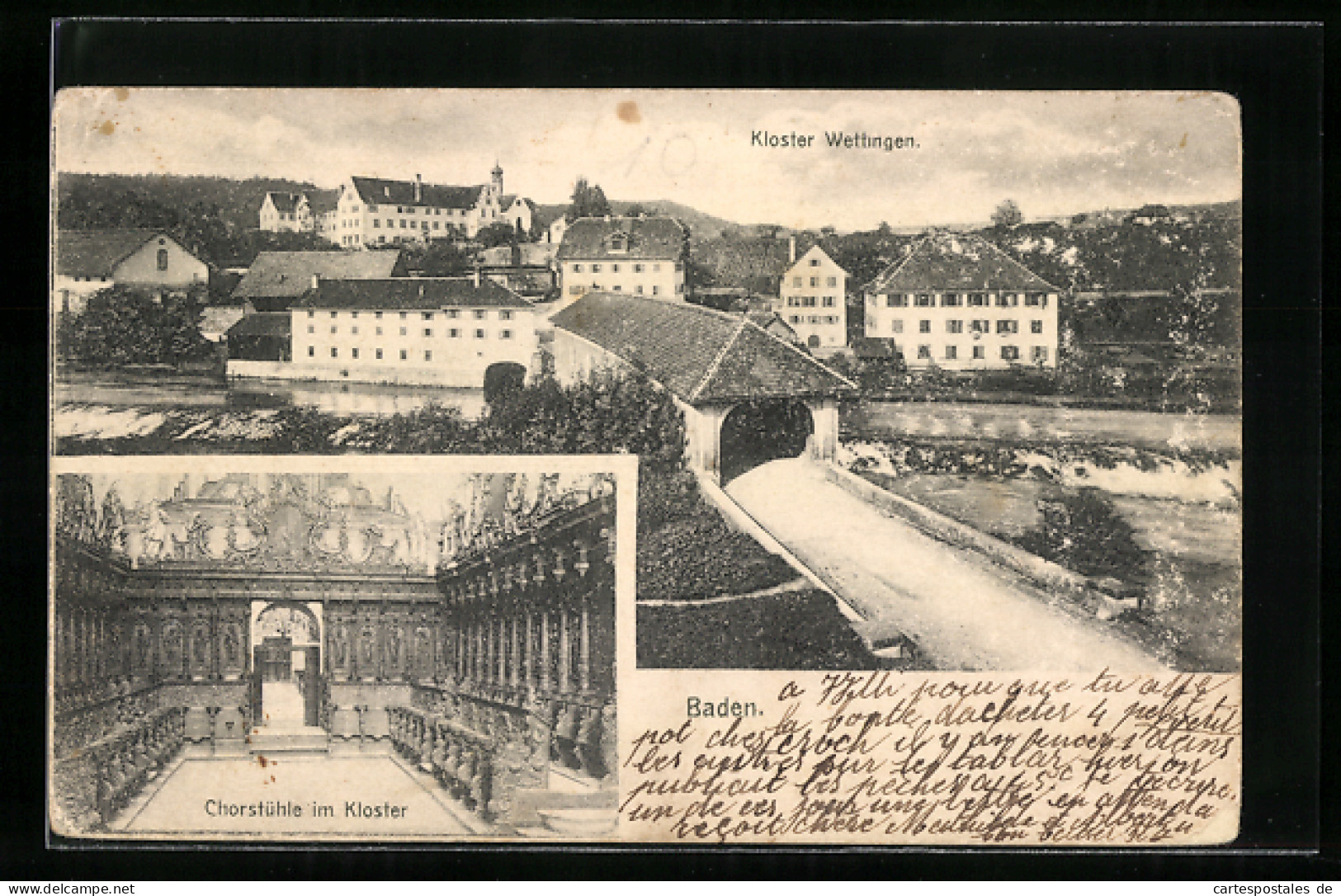 AK Baden, Kloster Wettingen, Aussenansicht, Chorstühle Im Kloster  - Wettingen