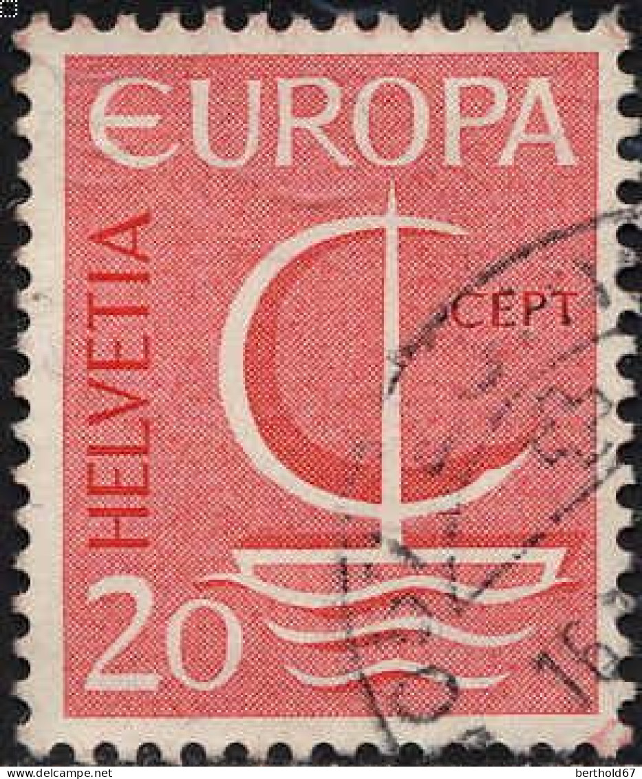 Suisse Poste Obl Yv: 776 Mi: 843 CEPT Europa (beau Cachet Rond) - Used Stamps