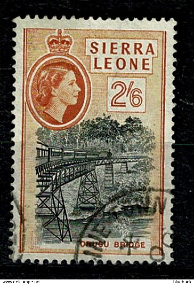 Ref 1641 -1953 Sierra Leone 2s/6d Fine Used Stamp SG 1219 - Railway Crossing Viaduct - Sierra Leone (...-1960)