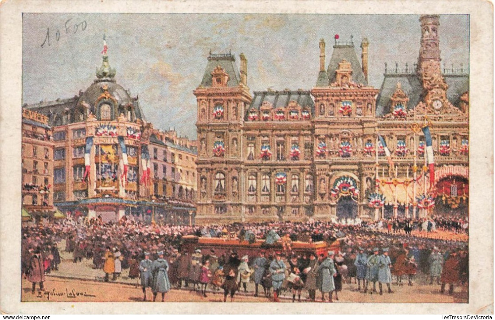 ARTS - Peintures Et Tableaux - La Ville De Paris Animée D'une Foi Patriotique - Carte Postale Ancienne - Frauen