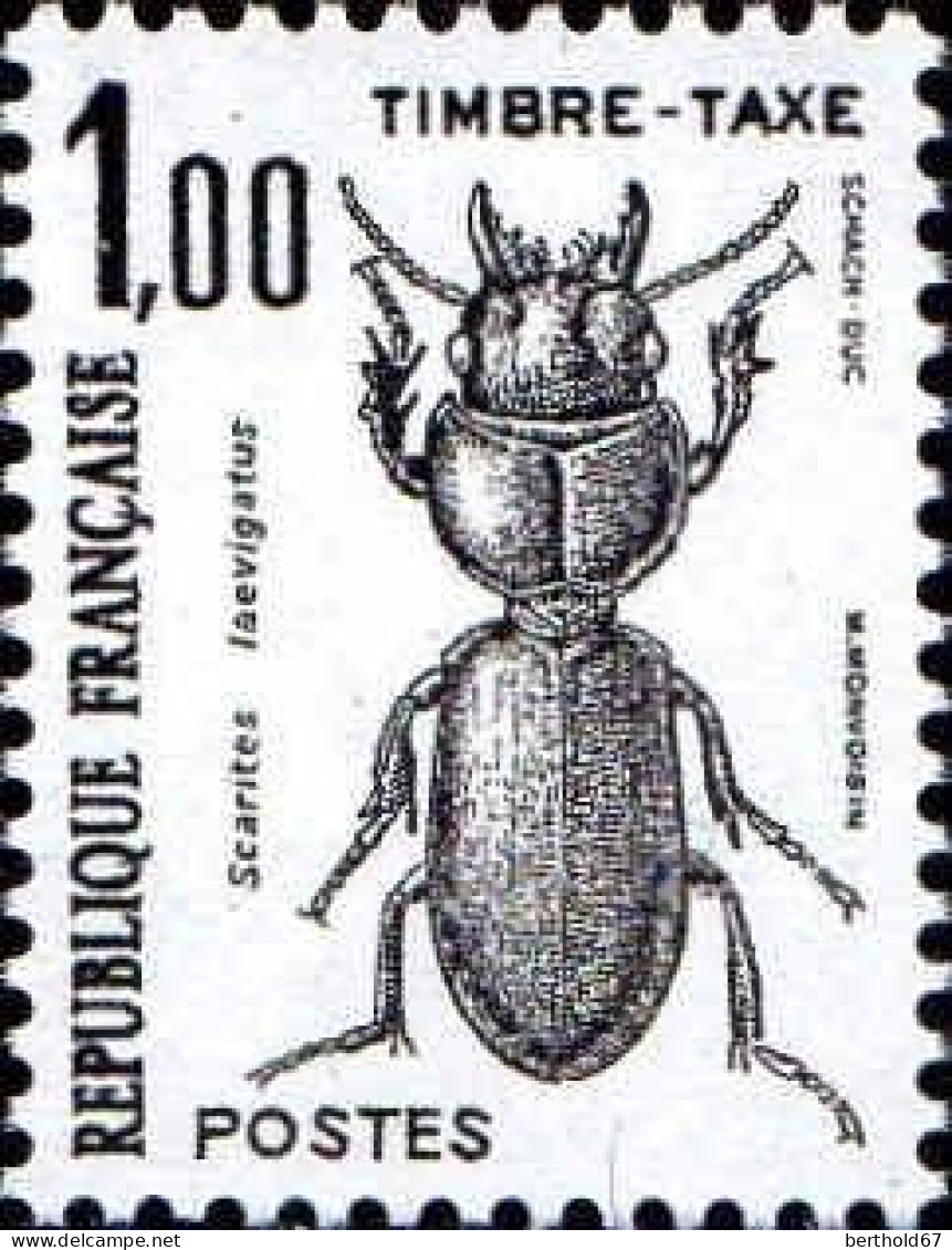 France Taxe N** Yv:103/108 Faune Insectes - 1960-.... Neufs