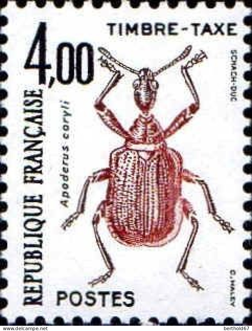 France Taxe N** Yv:103/108 Faune Insectes - 1960-.... Mint/hinged