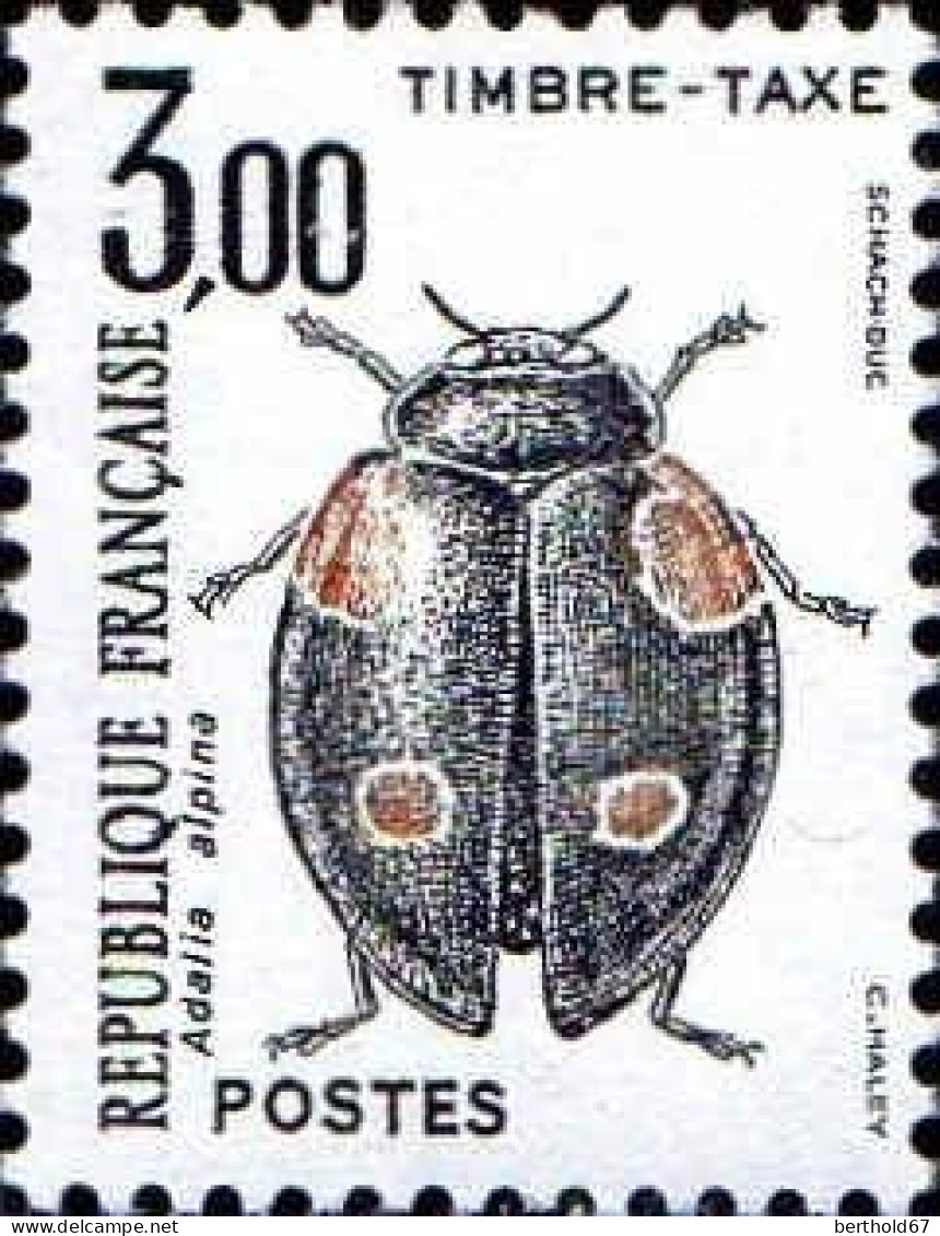 France Taxe N** Yv:109/112 Faune Insectes - 1960-.... Mint/hinged