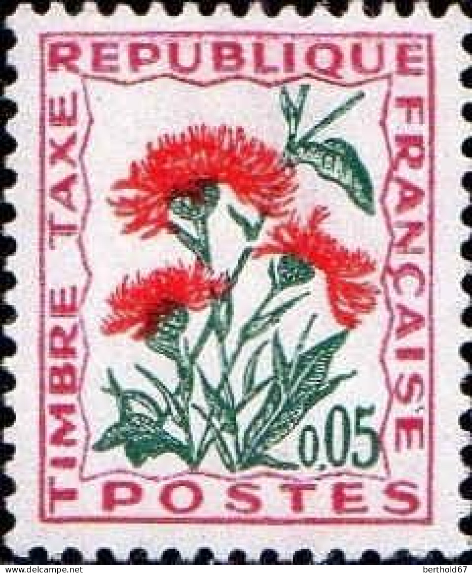 France Taxe N** Yv: 95/102 Fleurs Des Près - 1960-.... Neufs