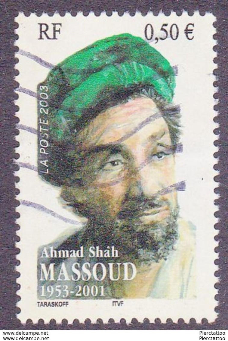 Ahmad Shah Massoud (Commandant/Personnalité) - France - 2003 - YT 3594 - Oblitérés
