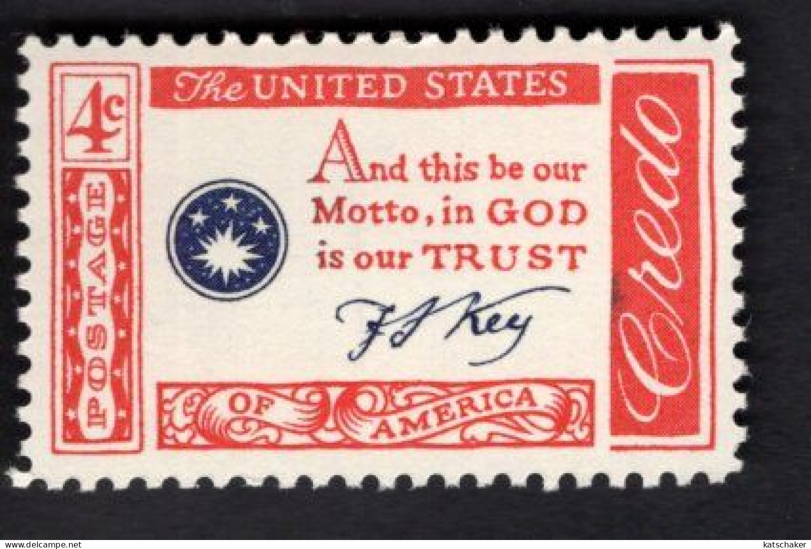 202745825 1962 SCOTT 1142 (XX) POSTFRIS MINT NEVER HINGED EINWANDFREI (XX) -  AMERICAN CREDO ISSUE - Unused Stamps
