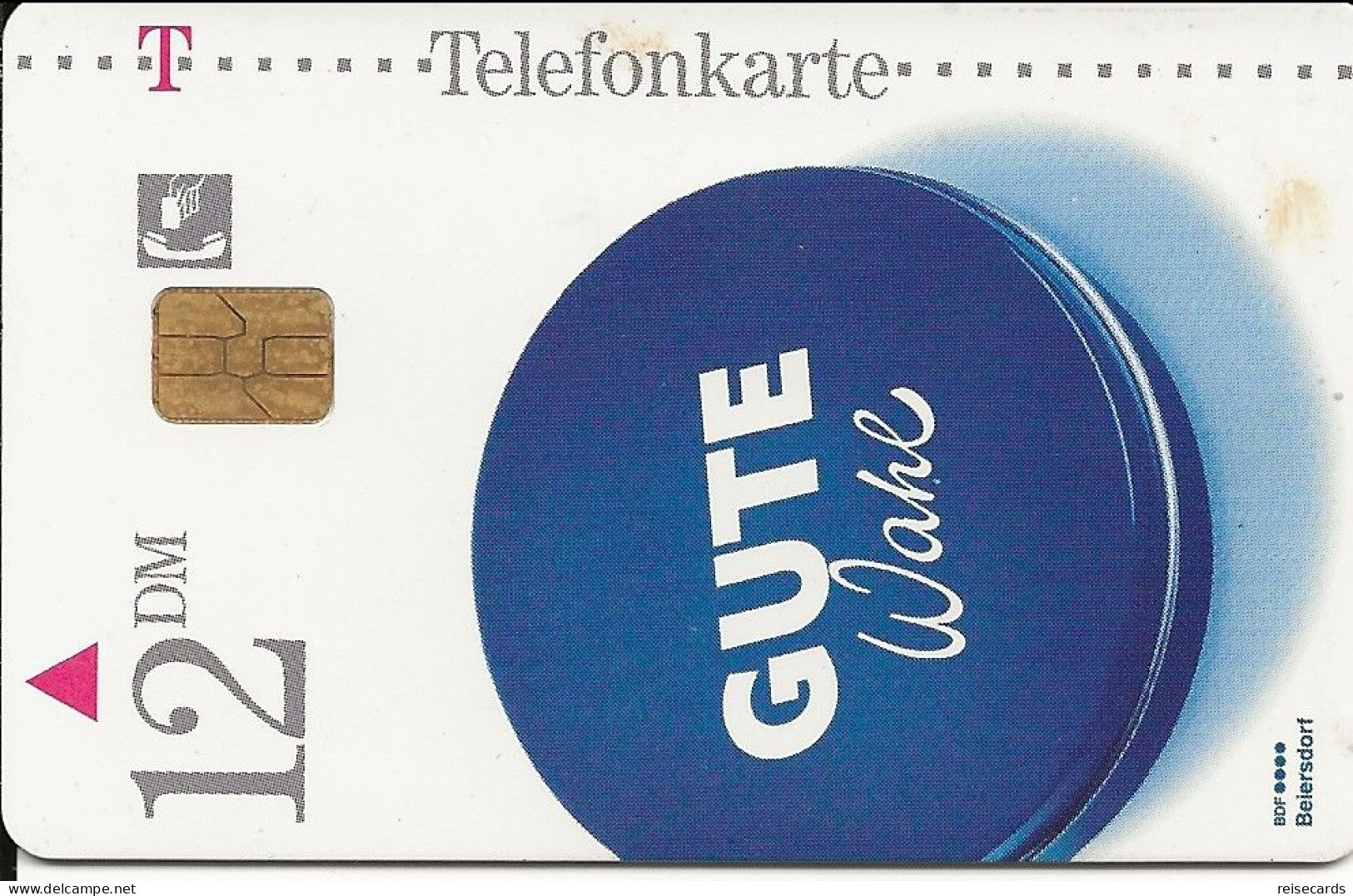 Germany: Telekon - S 12 10.96 Nivea, Only You - S-Series: Schalterserie Mit Fremdfirmenreklame