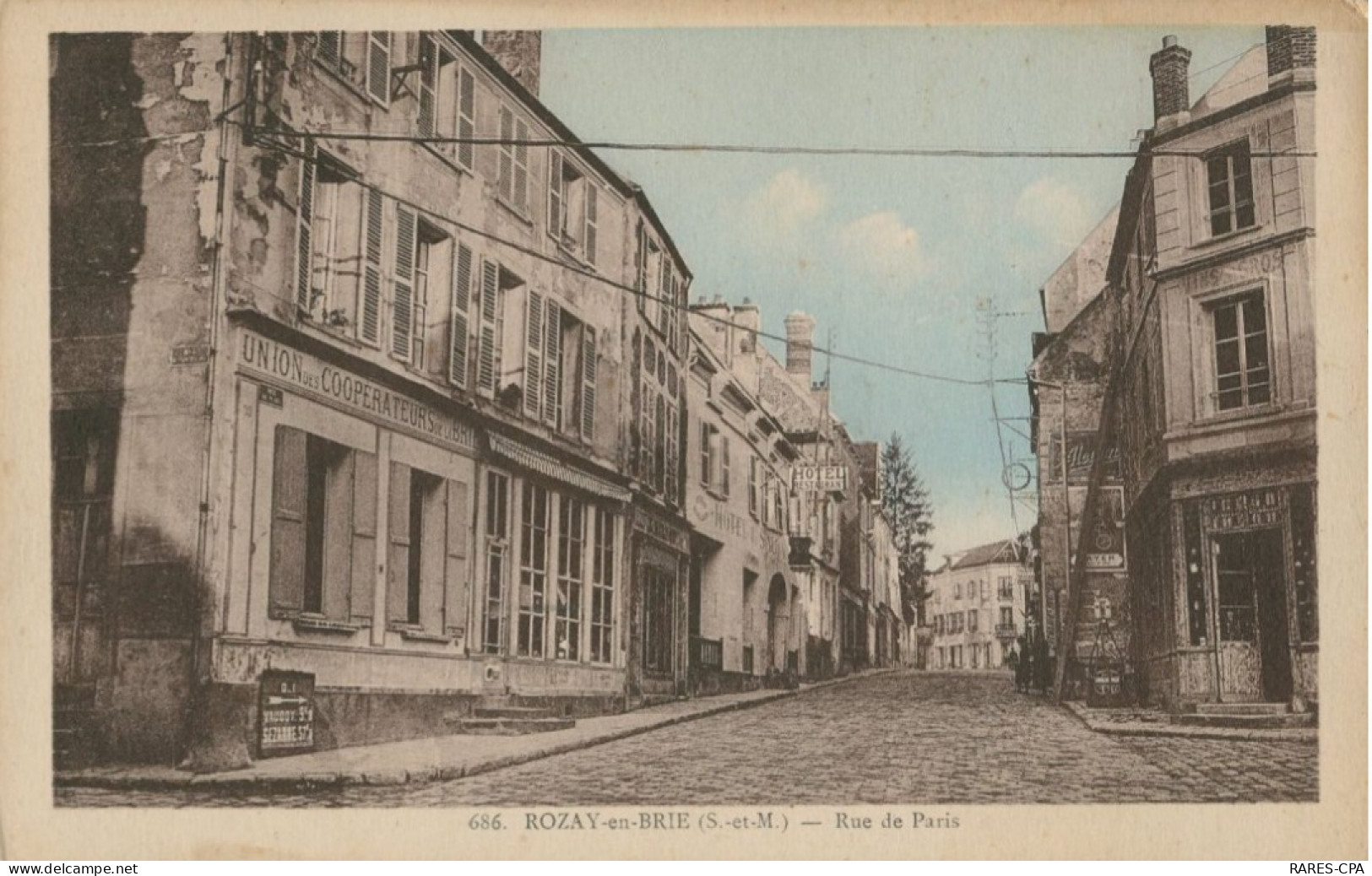 77 ROZAY En BRIE - Faubourg De Gironde - Rue De Paris - TB - Rozay En Brie