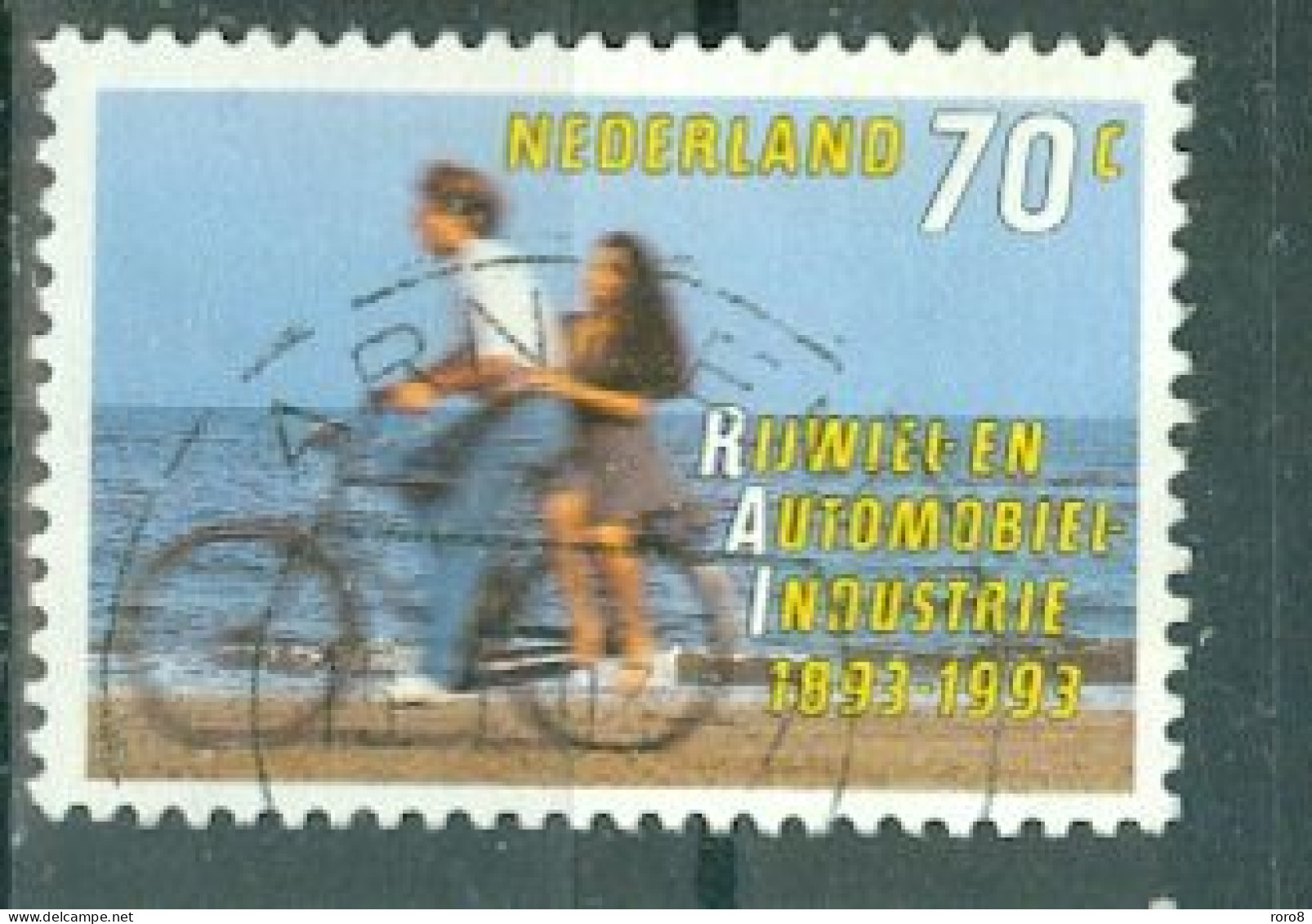 PAYS-BAS - N°1424 Oblitéré - Centenaire De La R.A.I. (Fédération Néerlandaise De L'industrie Automobile Et Du Cycle). - Used Stamps