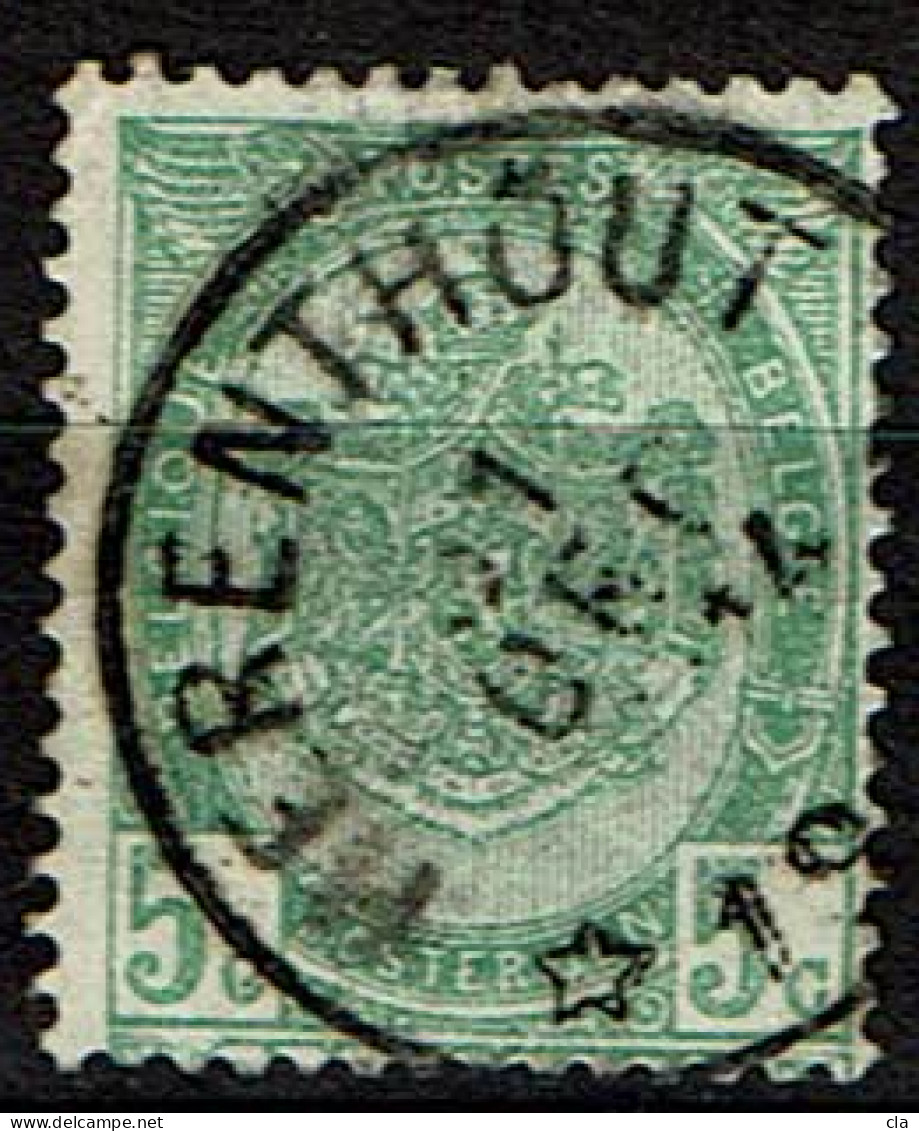 56 Sans Bdl  Obl  Relais  Herenthout  + 50 - 1893-1907 Wappen