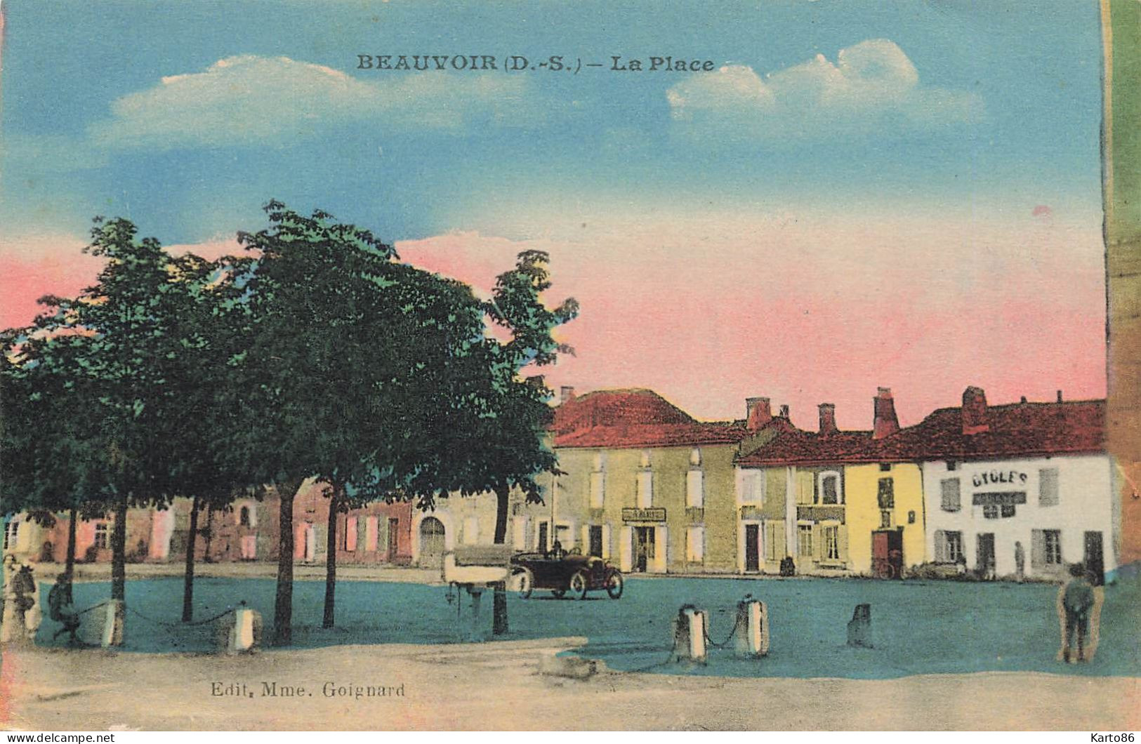 Beauvoir * La Place Du Village * Commerces Magasins - Beauvoir Sur Niort