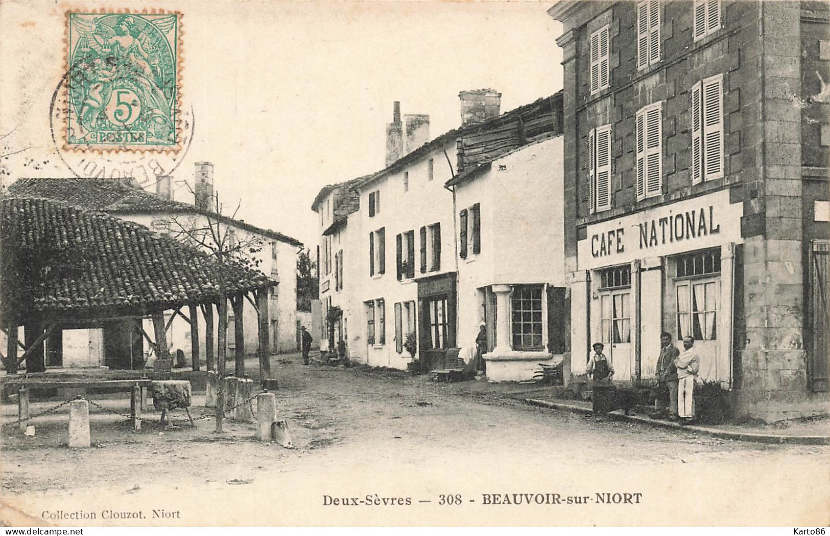 Beauvoir Sur Niort * Place Du Village * Café National - Beauvoir Sur Niort