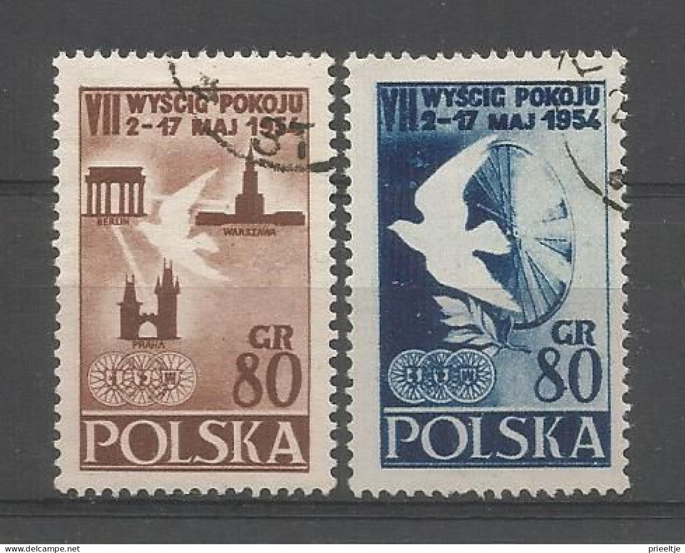 Poland 1954 Peace Cycling Tour Y.T. 747 (0) - Usados