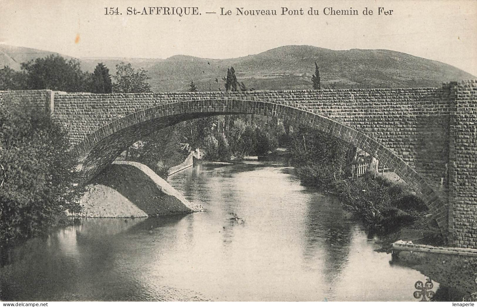 D5876 Saint Affrique Le Nouveau Pont Du Chemin De Fer - Saint Affrique