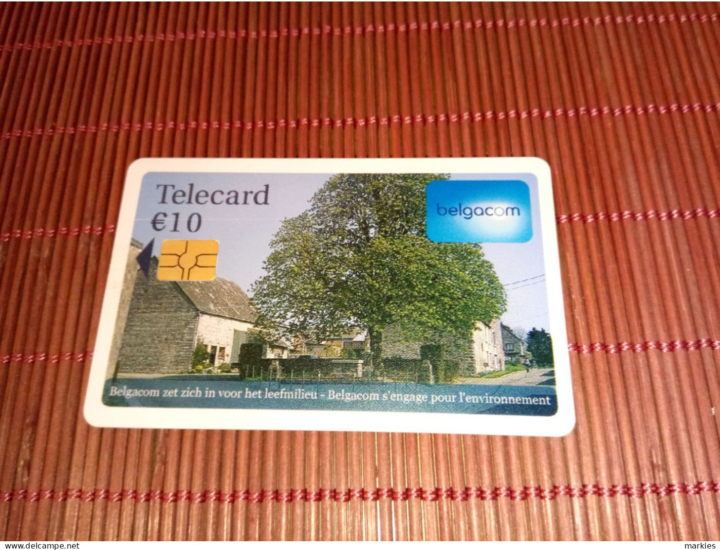 Phonecard  BELGIUM 10 EURO  LOW ISSUE USED Rare - With Chip