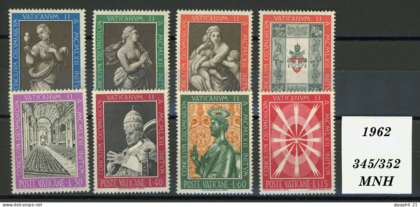 Città Del Vaticano: Faith (after Raphael), 1962 - Unused Stamps
