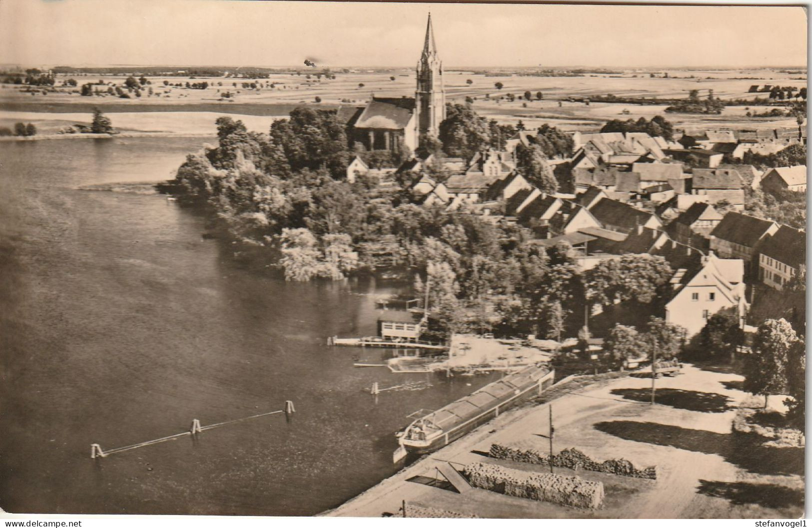 Röbel  Teilansicht  1959 - Roebel