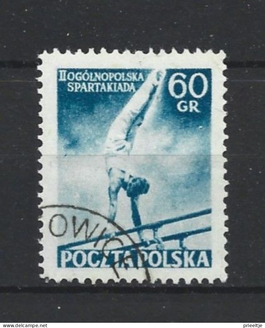 Poland 1954 Gymnastics Y.T. 757 (0) - Usados