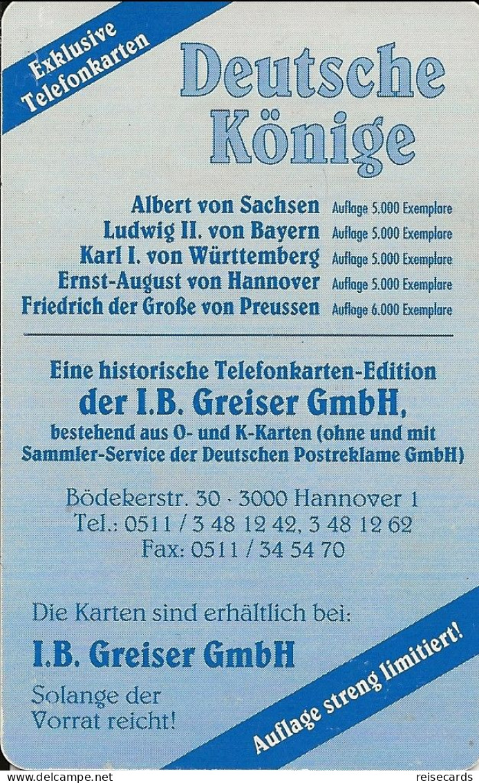 Germany: Telekom S 109 05.93 Greiser GmbH Deutsche Könige - S-Series : Tills With Third Part Ads