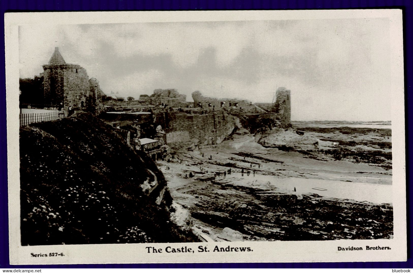 Ref 1641 - Early Real Photo Postcard - The Castle St. Andrews - Fife Scotland - Fife
