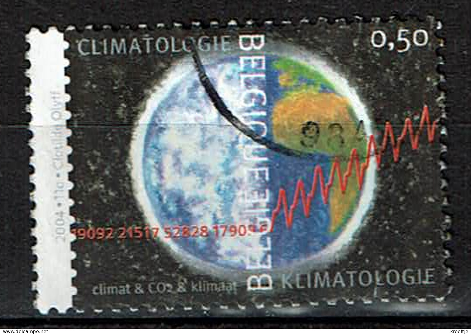 0,50€ Klimatologie Uit 2004 (OBP 3278 ) - Gebraucht