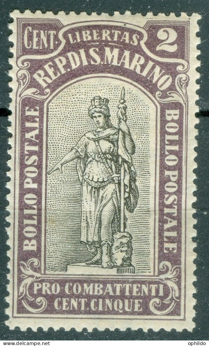 Saint Marin  Sassone   54  *  TB    - Unused Stamps