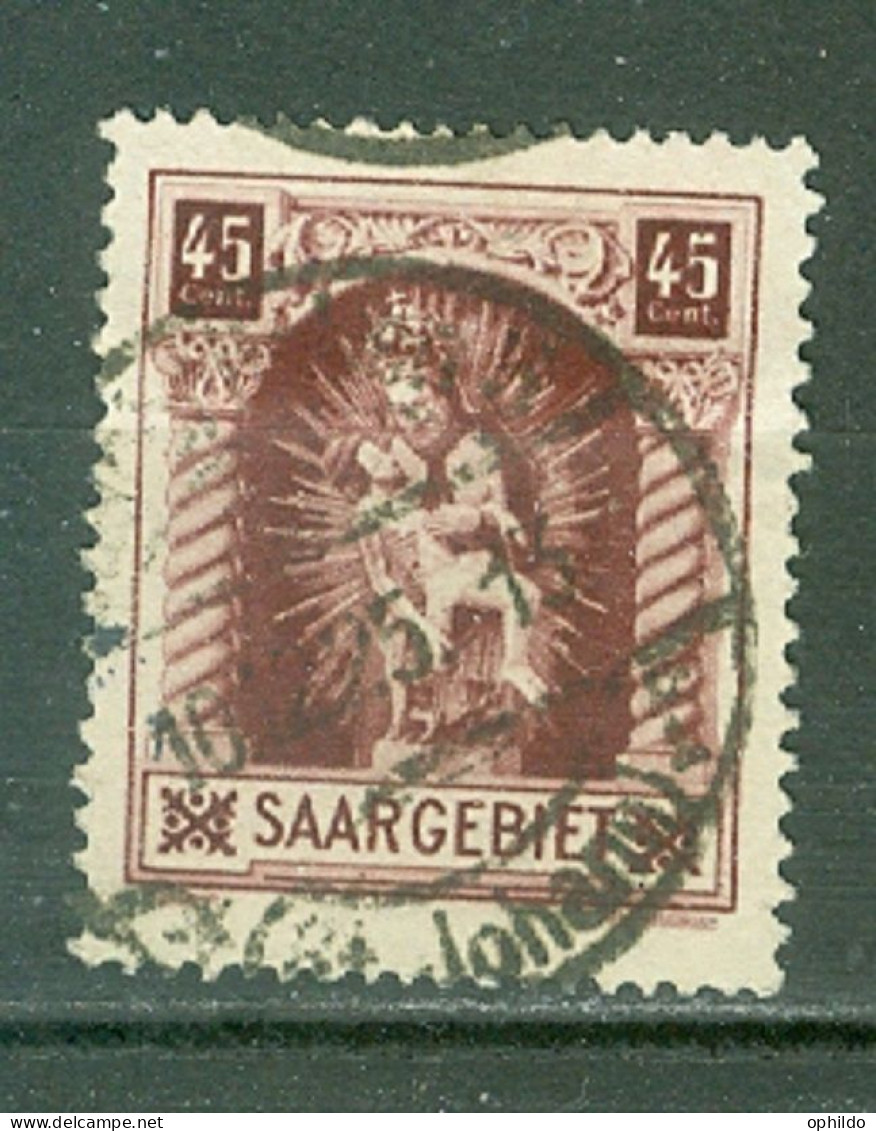 Sarre   Yvert  101  Ob  TB  - Used Stamps