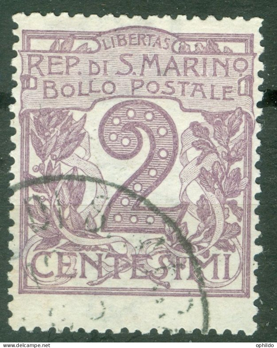 Saint Marin  Sassone   34  Ob  TB    - Used Stamps