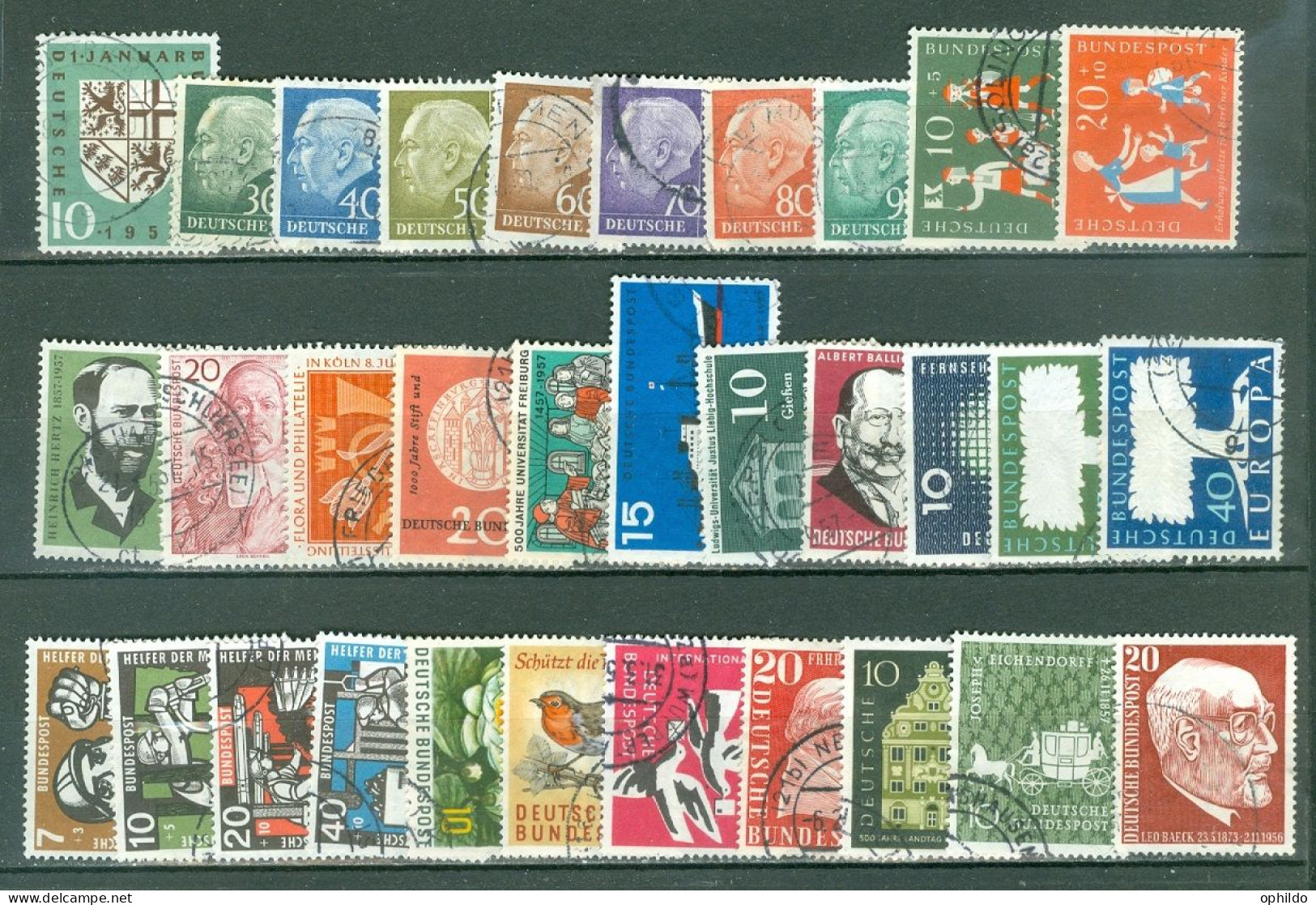 RFA  Année Complète  1957  Ob  TB   Voir Scan Et Description   - Used Stamps