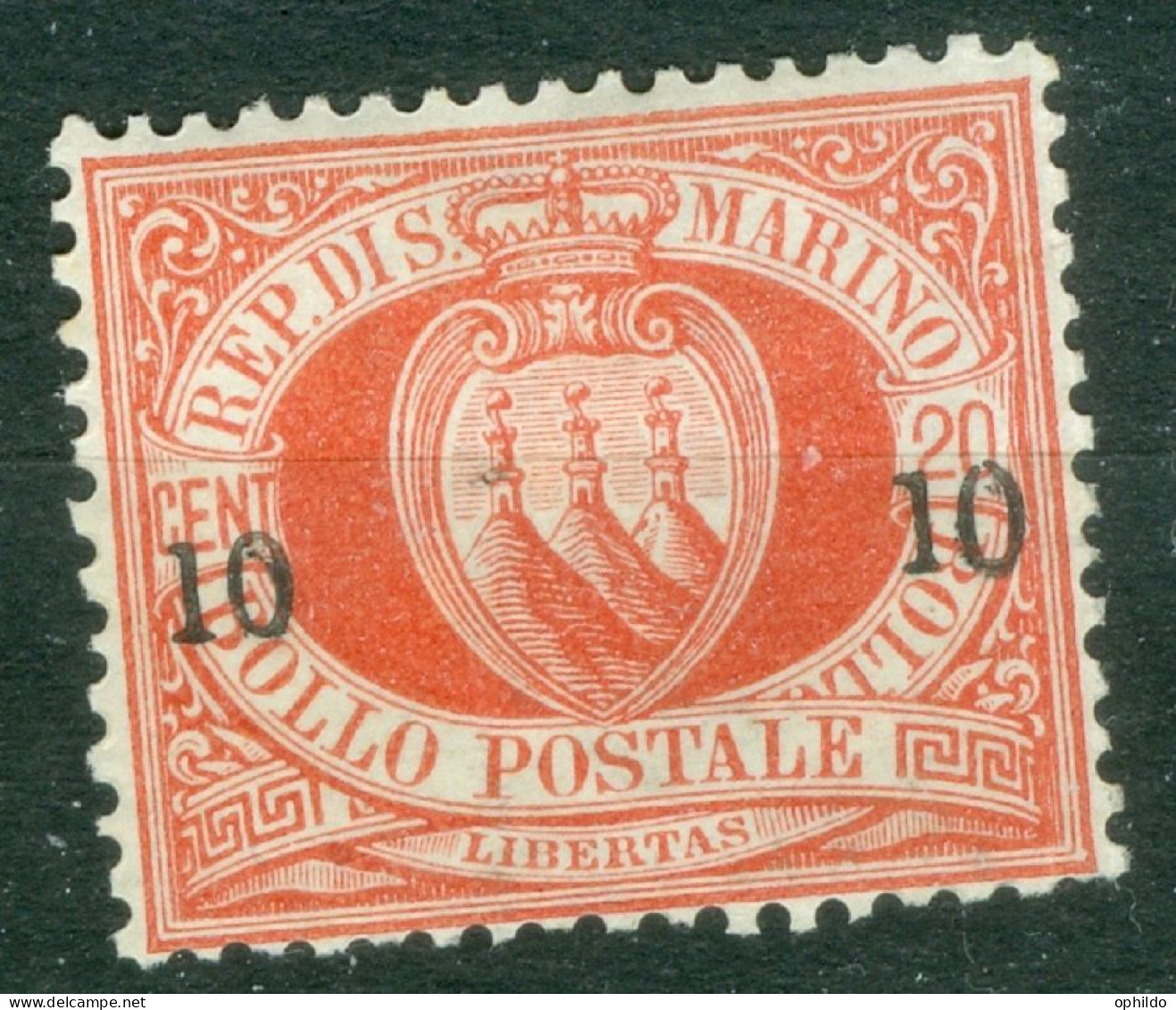 Saint Marin  Sassone   11  *  TB    - Unused Stamps