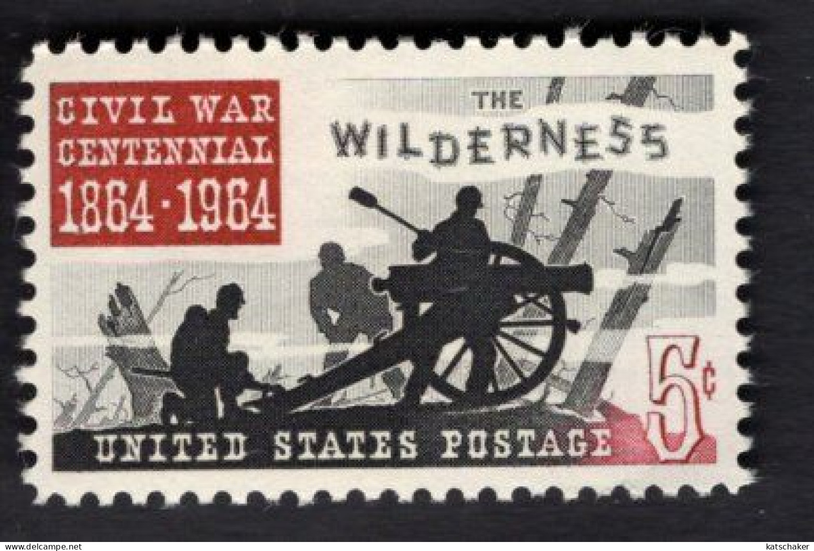 200739200 1961 SCOTT 1181 (XX) POSTFRIS MINT NEVER HINGED  -  CIVIL WAR CENTENNIAL - BATTLE OF THE WILDERNESS - Unused Stamps