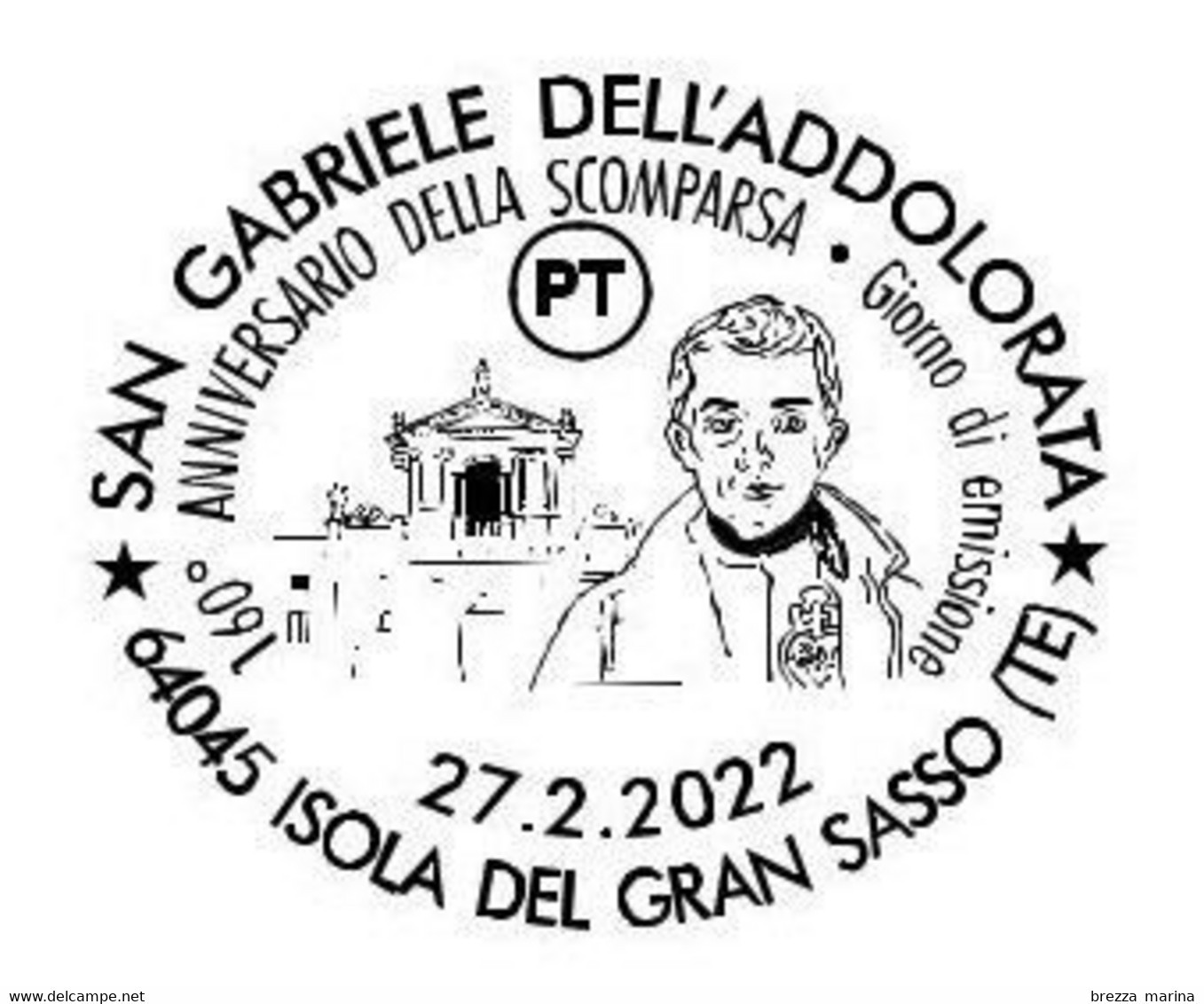 Nuovo - MNH - ITALIA - 2022 - 160 Anni Della Morte Di San Gabriele Dell’Addolorata – Ritratto - B - 2021-...: Neufs