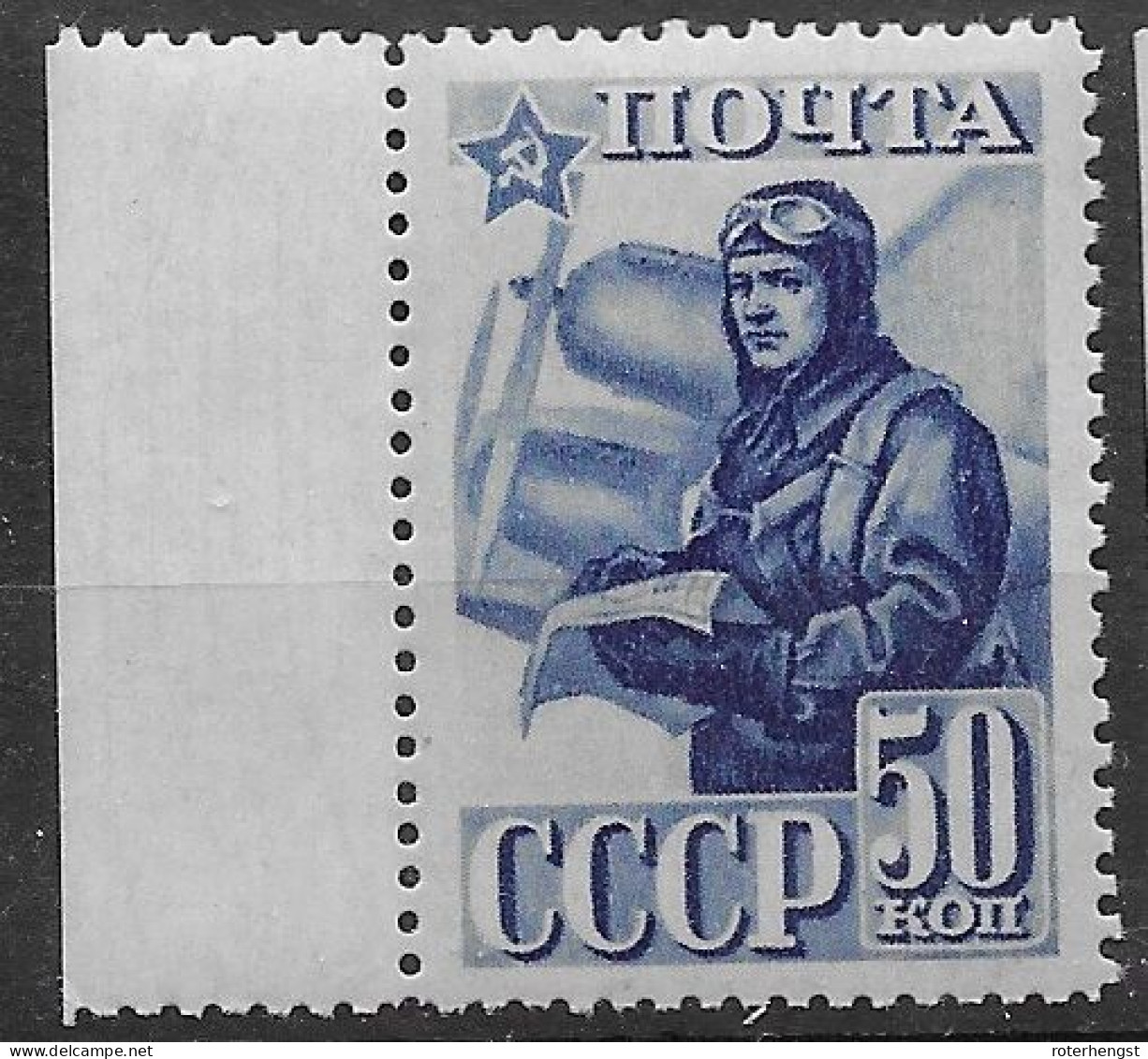 Soviet Union Mnh ** 13 Euros 1941 Better Perf L12,5 - Unused Stamps