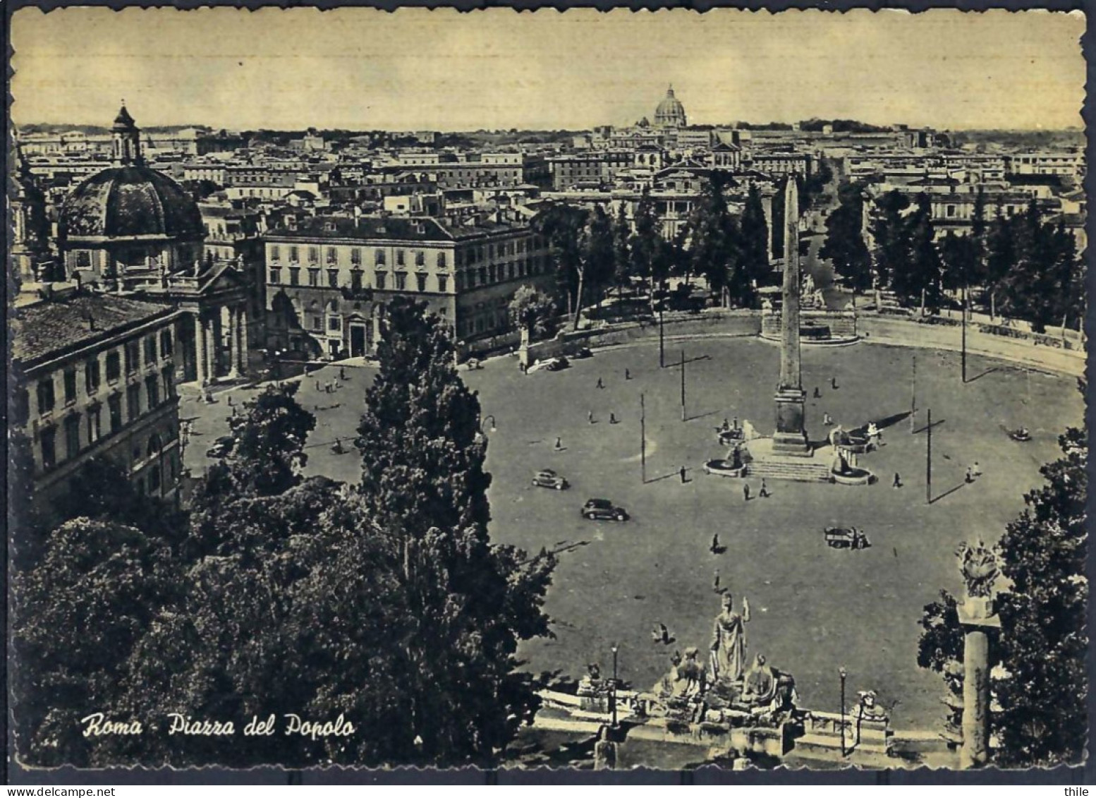 ROMA - Piazza Del Popolo - Plaatsen & Squares