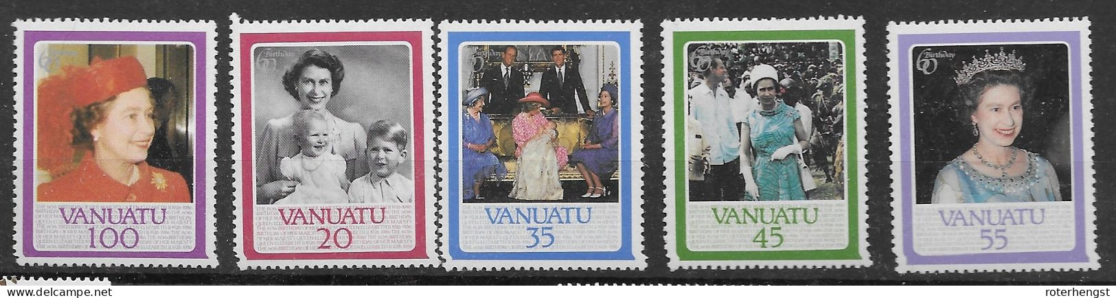 Vanuatu Mnh ** 1986 5,5 Euros - Vanuatu (1980-...)