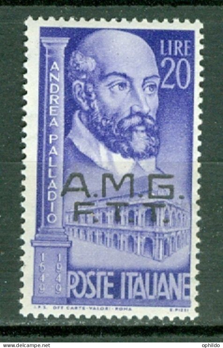 Trieste Zone A   Sassone  50  * *  TB  - Mint/hinged