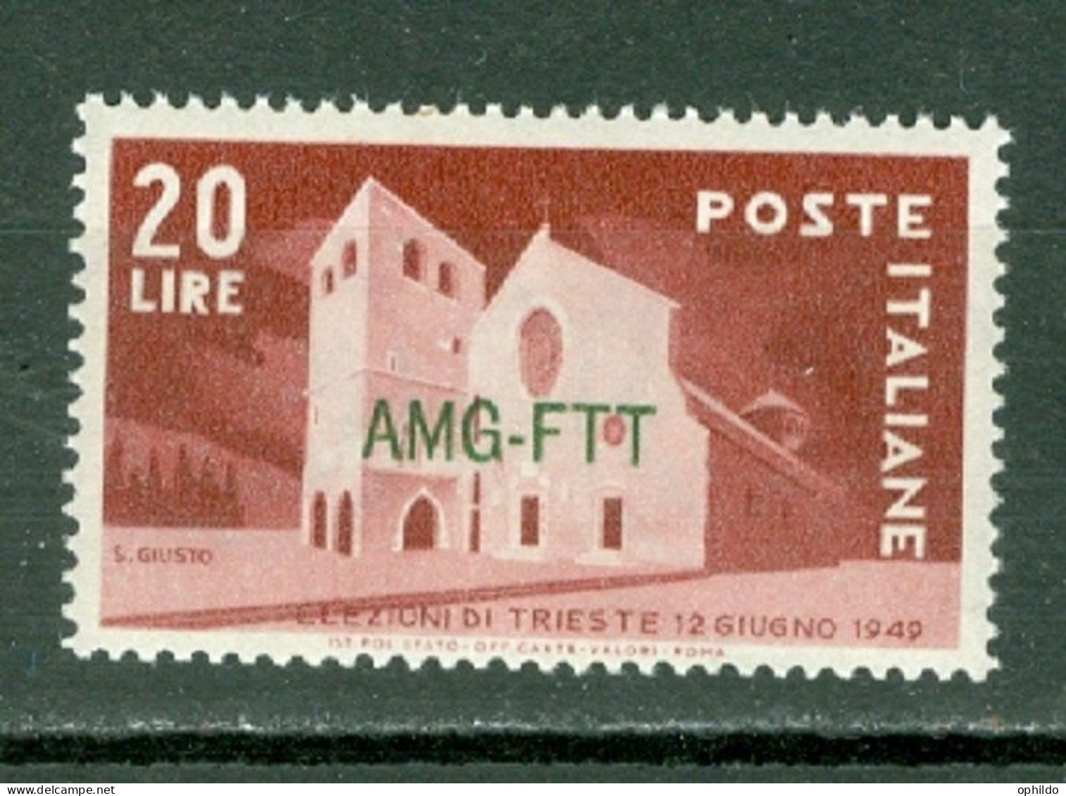 Trieste Zone A   Sassone  42  * *  TB   - Mint/hinged