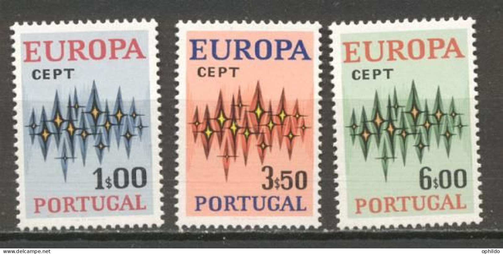 Europa 1972 Année Complete Sauf Andorre Espagnol * * TB - Volledig Jaar