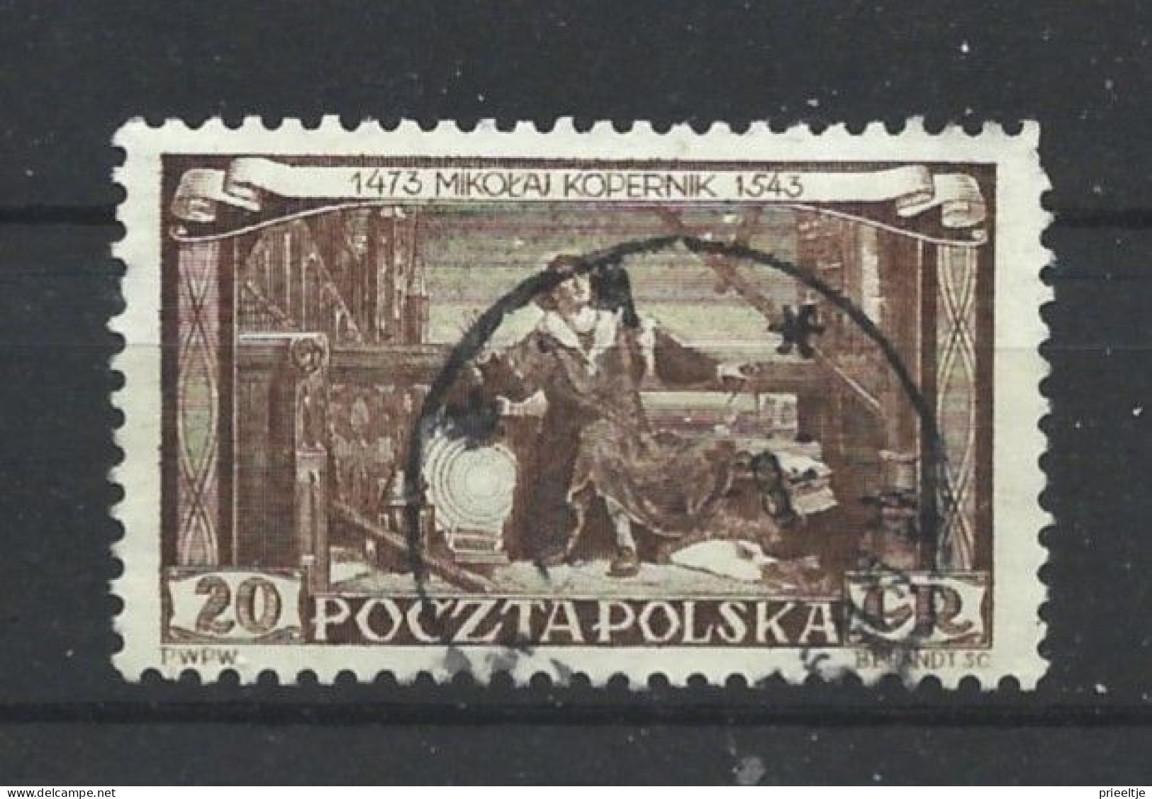 Poland 1953 Copernicus 450th Anniv. Y.T. 709 (0) - Gebraucht