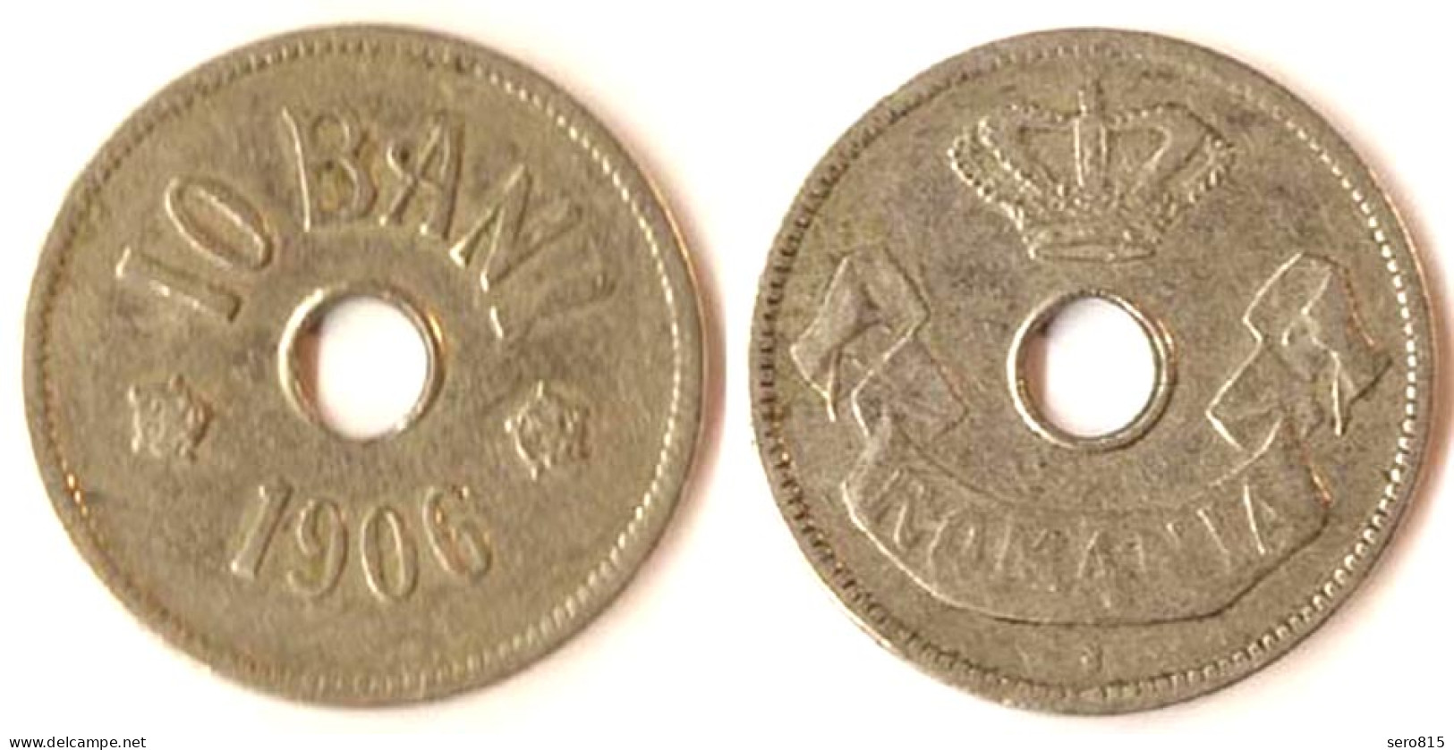 Rumänien - Romania 10 Bani Münze 1906   (079 - Rumänien