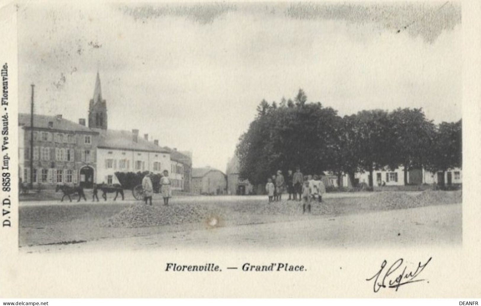 FLORENVILLE : - Grand' Place. Carte Impeccable. - Florenville