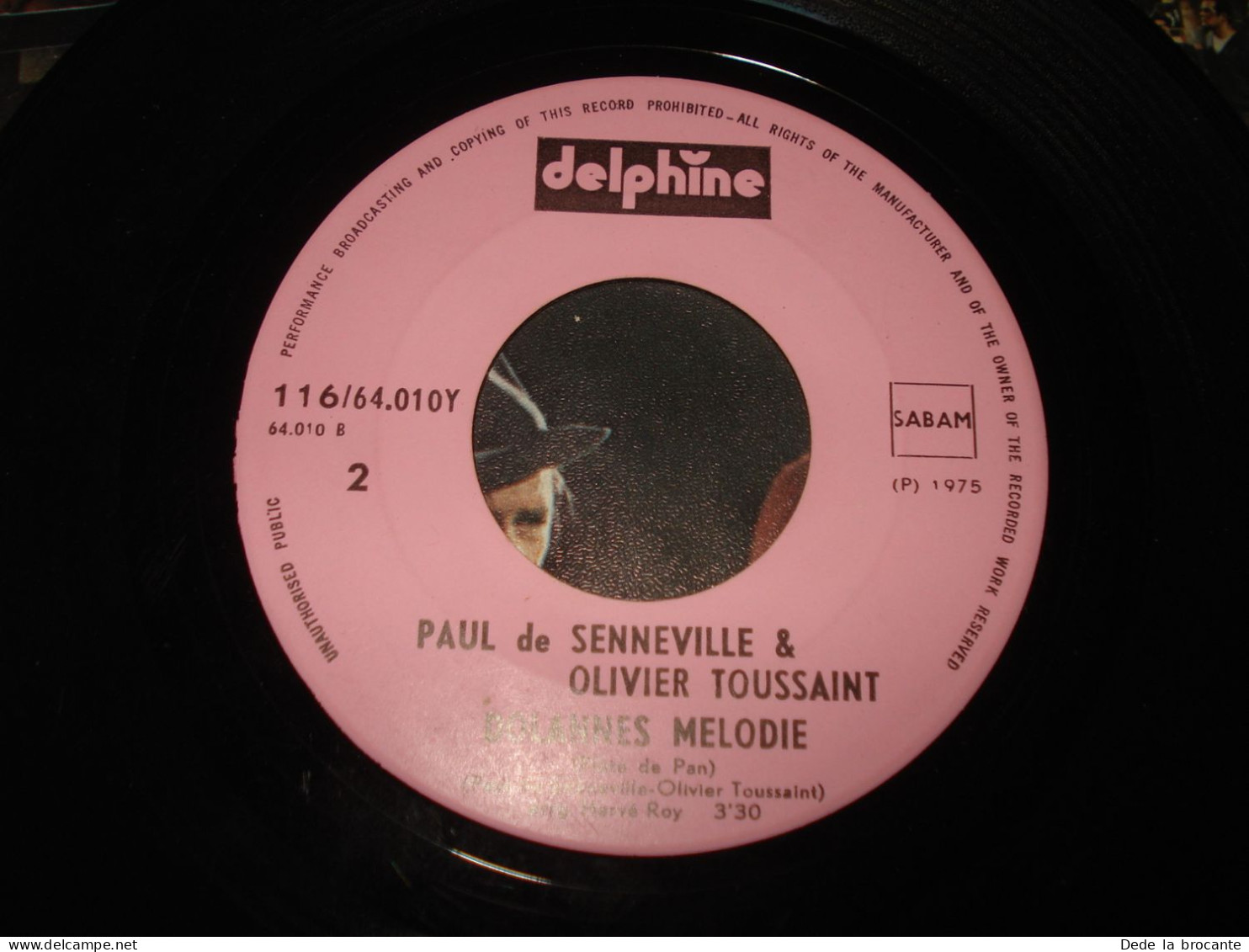 B14/  4 vinyles  SP - 7" -  Musique film - professionnel - Dolanes mélodie Etc..