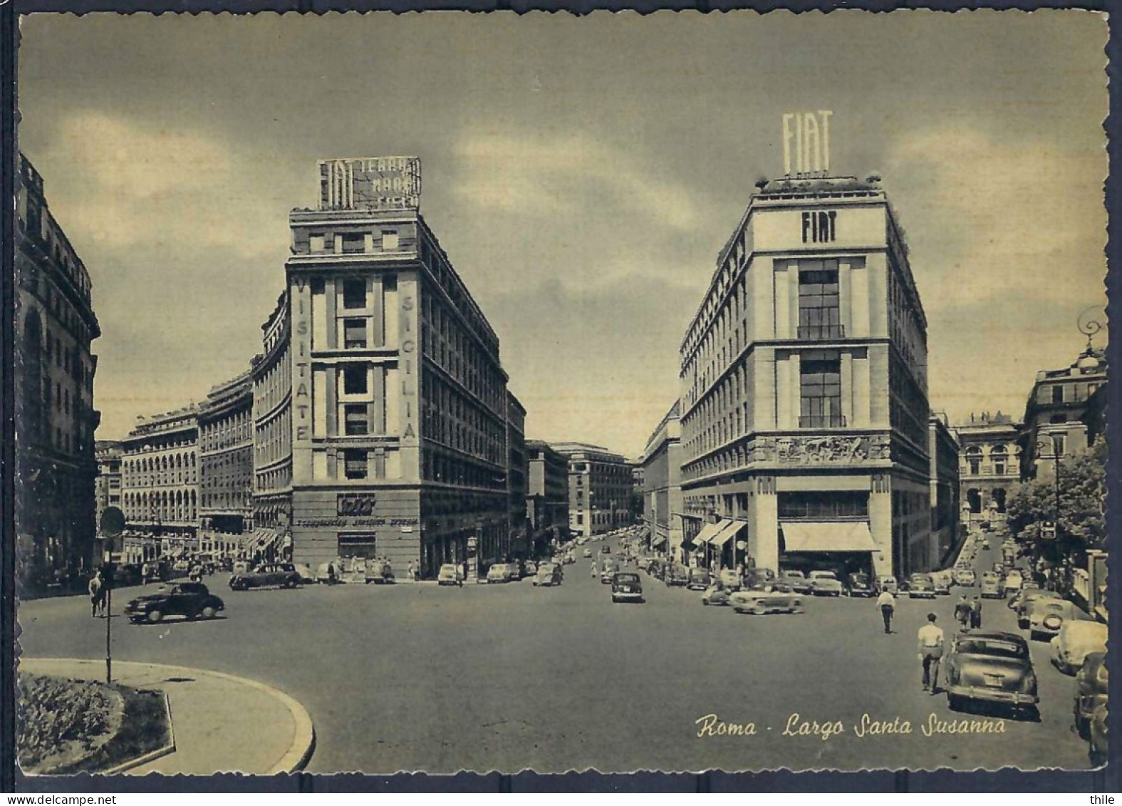 ROMA - Largo Santa Susanna - Old Cars - Places